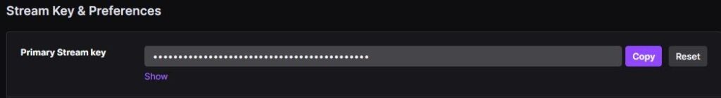 How to Find Your Twitch stream key