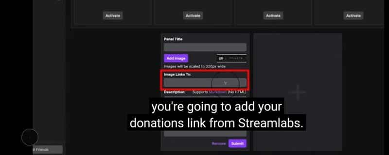 Streamlabs donation link