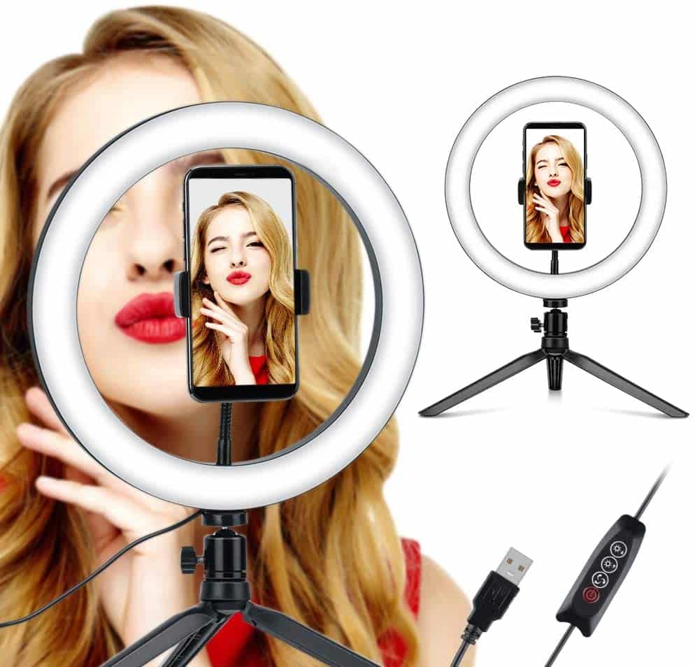 Desk Ring Light with Stand and Phone Holder - CASPTM