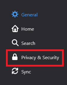 Privacy and Security Mozilla