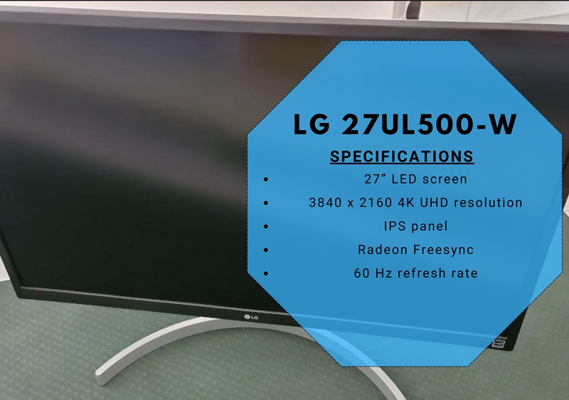 LG 27UL500 W