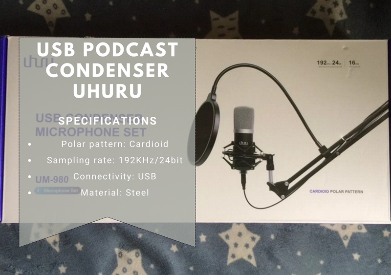 USB Podcast Condenser UHURU