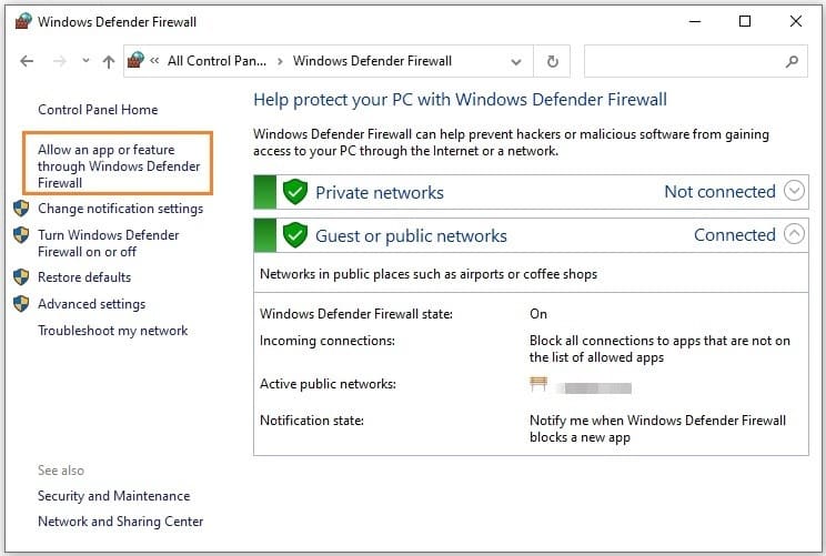 Whitelist Twitch within your Firewall's settings