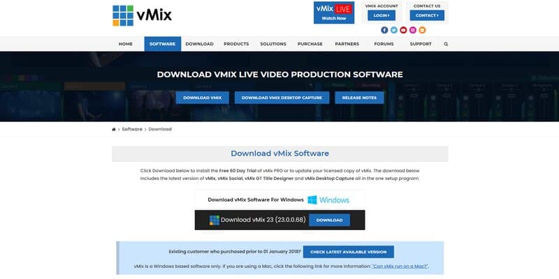 vmix setup