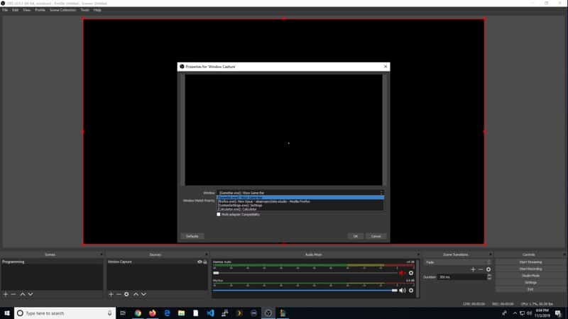 obs window capture