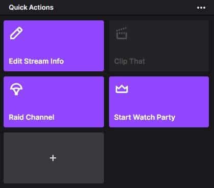 stream dashboard