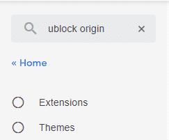 ublock extension activation