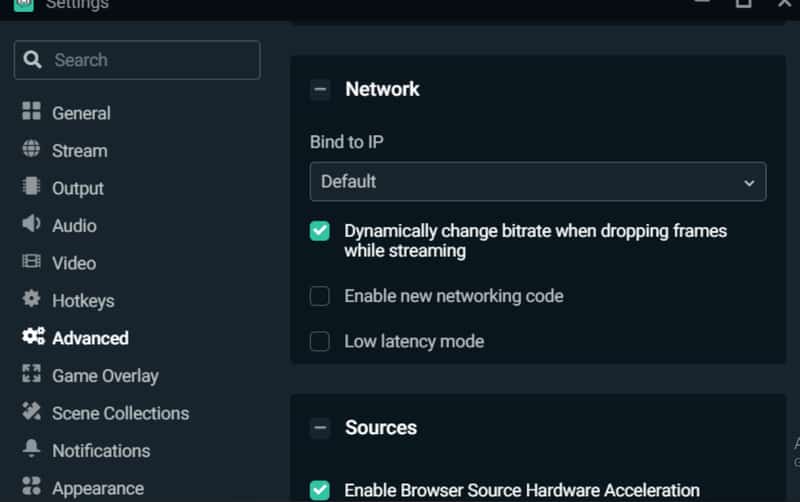 streamlabs bitrate settings