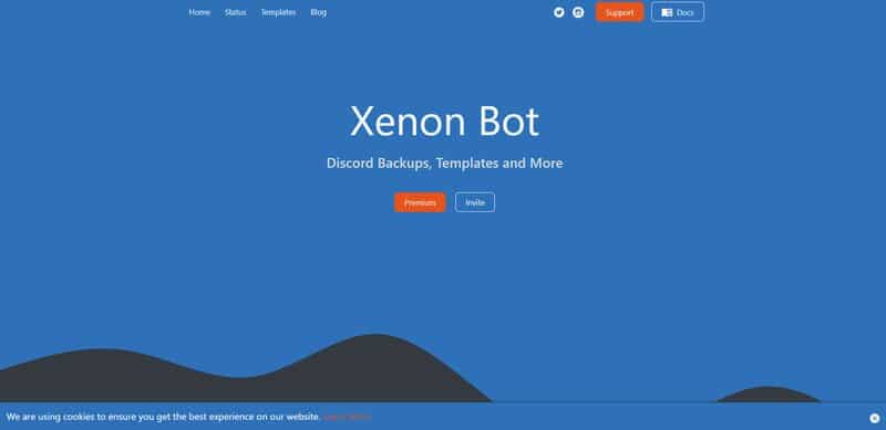 Xenon bot discord команды