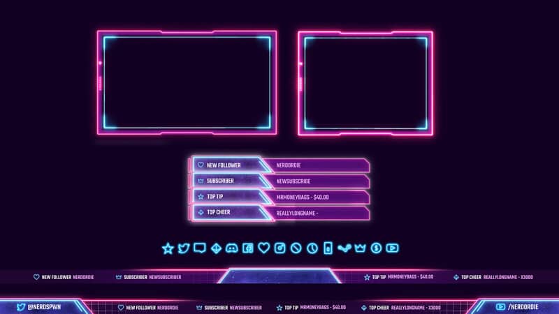 how to add stream overlay to obs