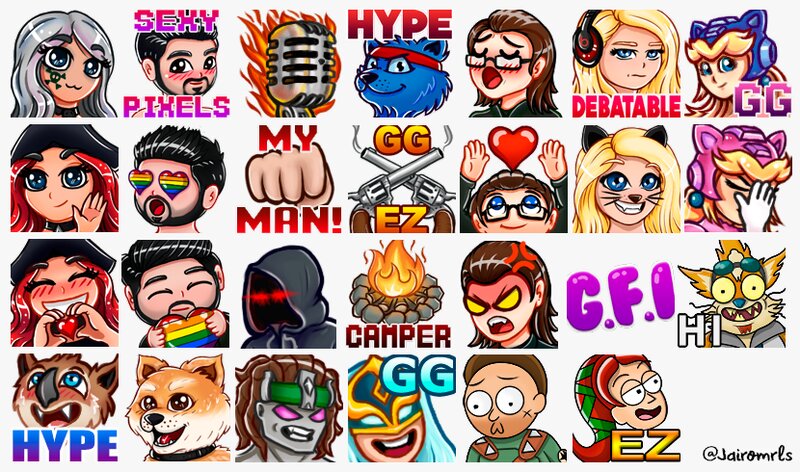 Too many emotes. Смайлик хайп на Твич. Твич смайлики для чата. Twitch emotes Rage. Rage emotion twitch.