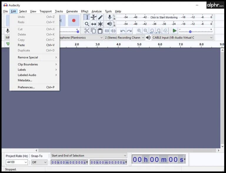 recording discord with audacity