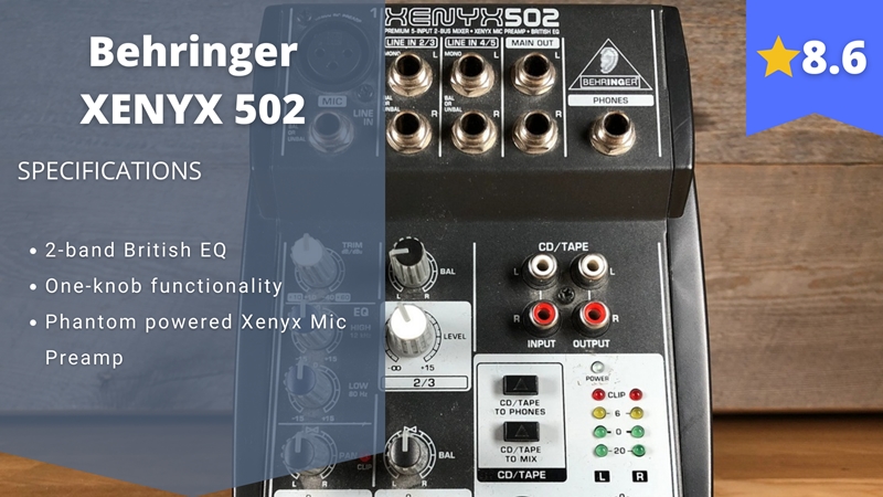 Behringer XENYX 502