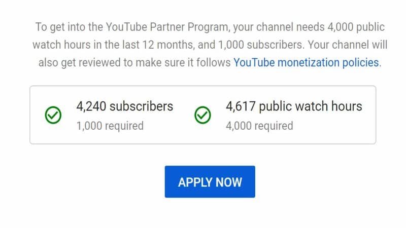 YouTube Partner Program