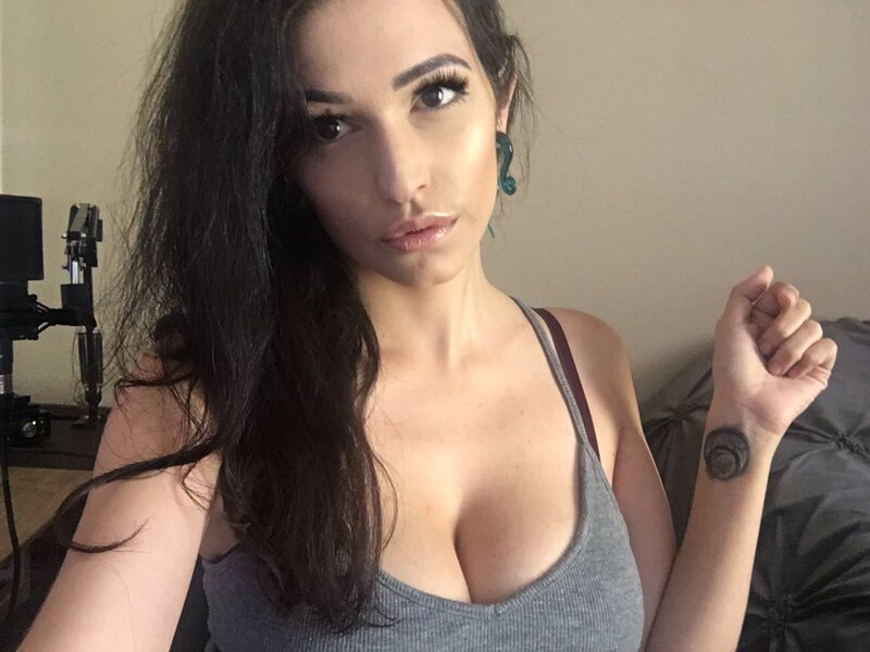 beautiful gamer girl twitch streamer in a e - girl