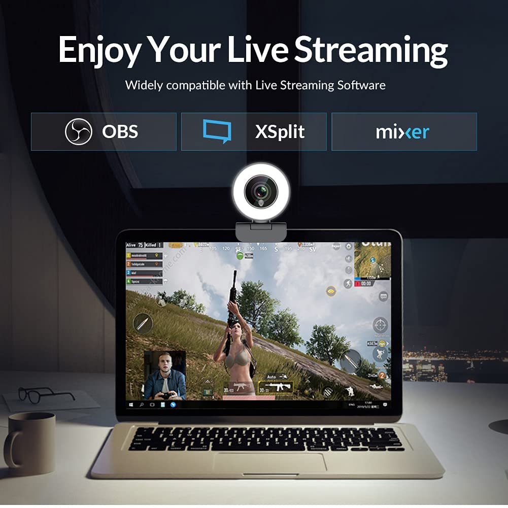 1. Angetube Streaming Webcam