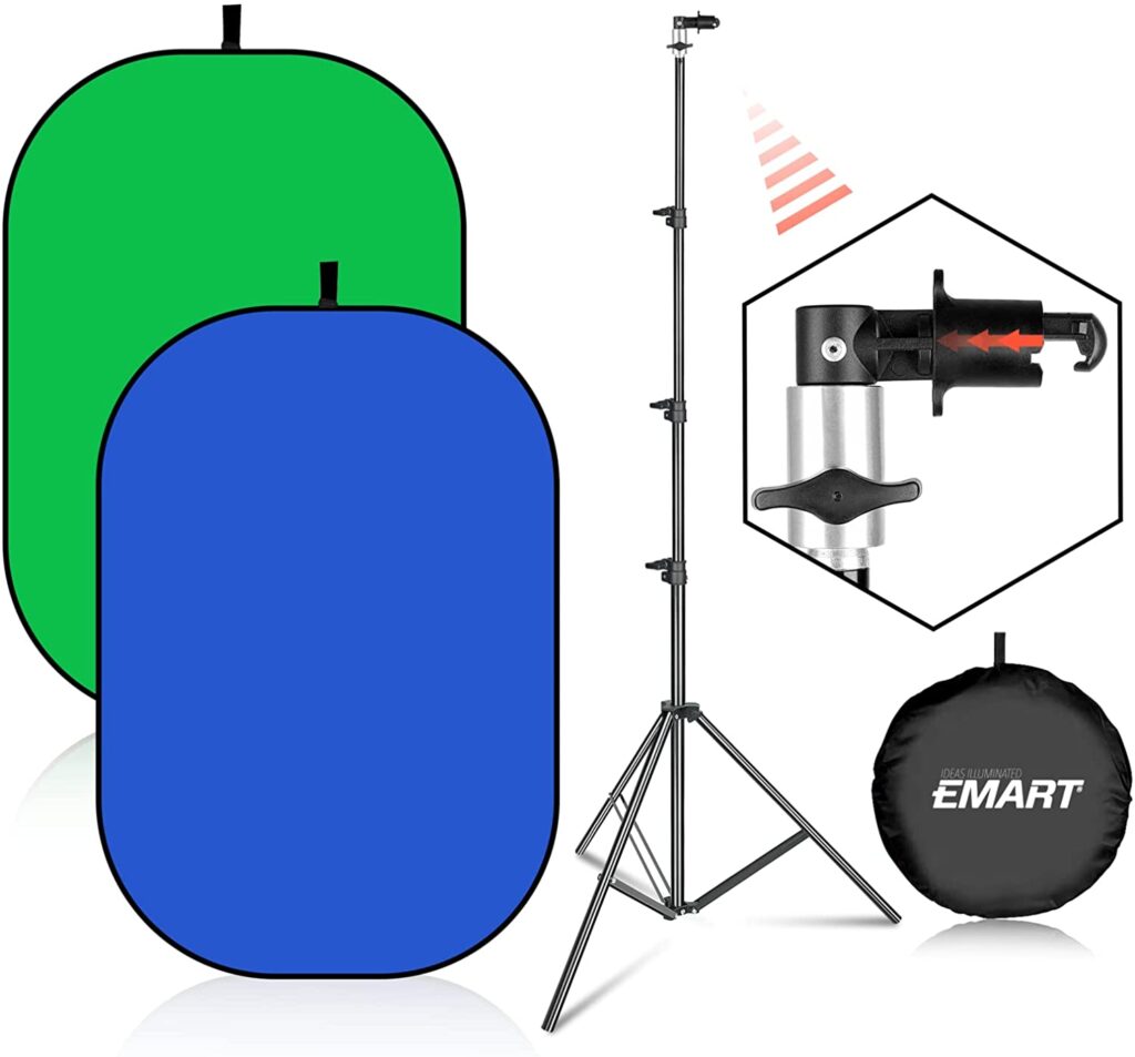 EMART Green Screen with Stand