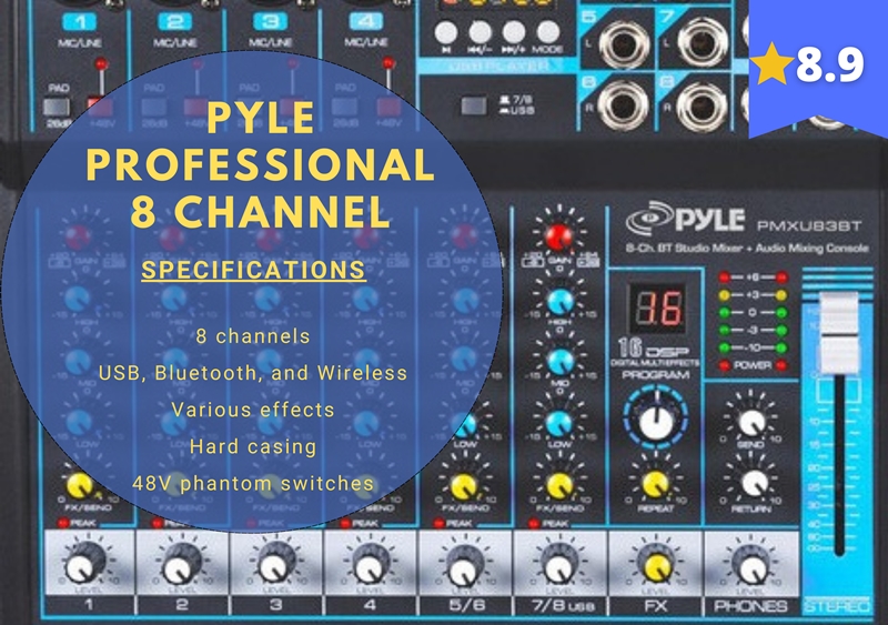 Pyle Professional 8-Channel