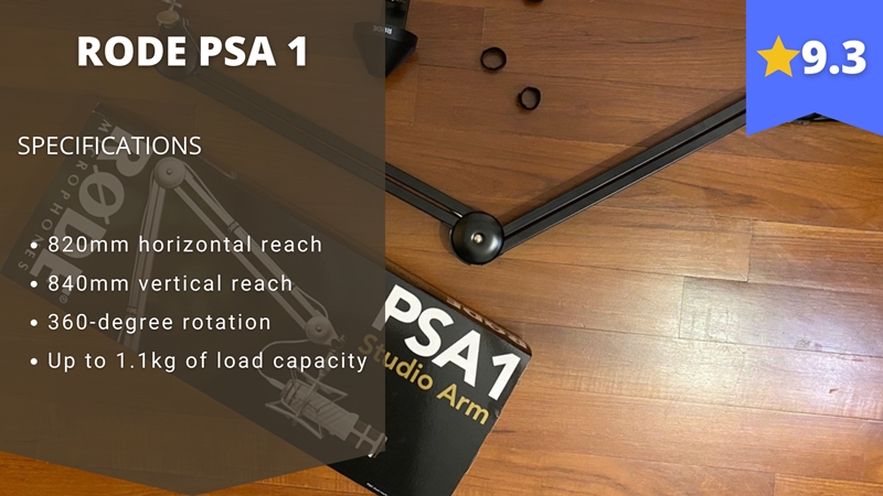 RODE PSA 1 boom arm