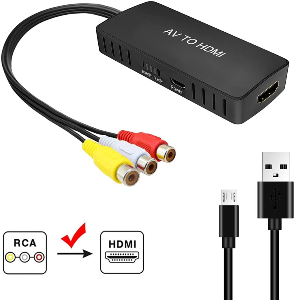 RuiPuo RCA to HDMI Converter