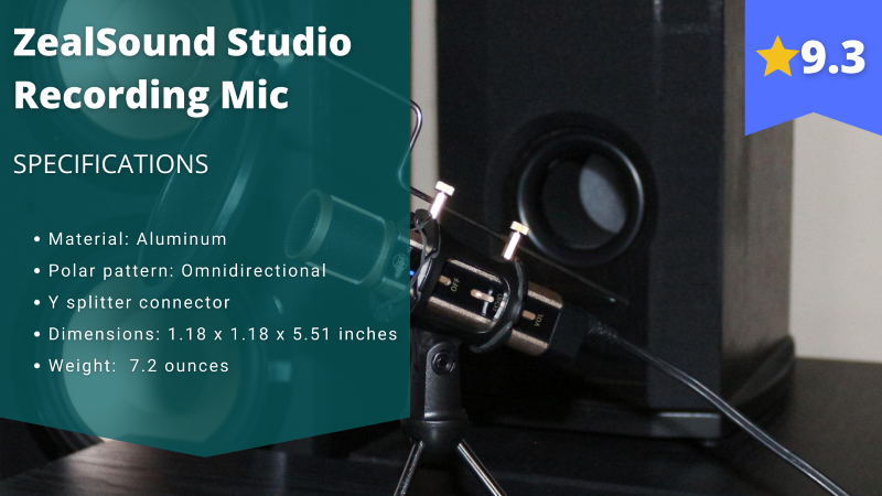 ZealSound Studio Recording Mic