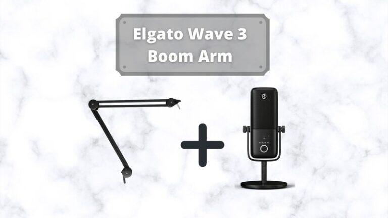 Best Boom Arm for Elgato Wave 3