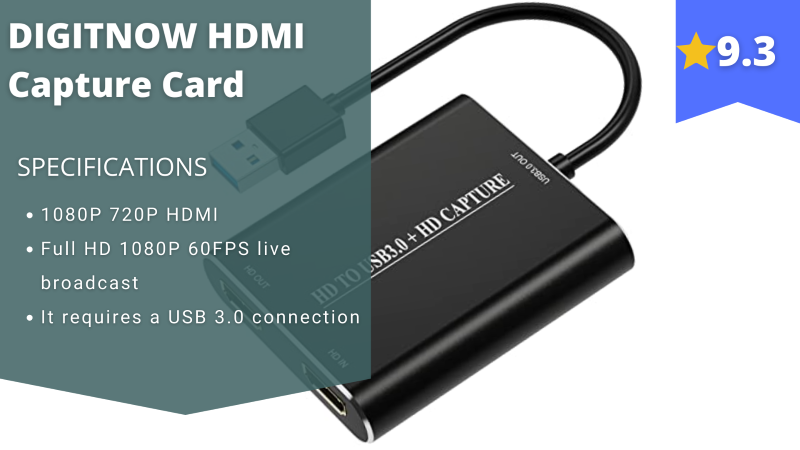 DIGITNOW HDMI Capture Card