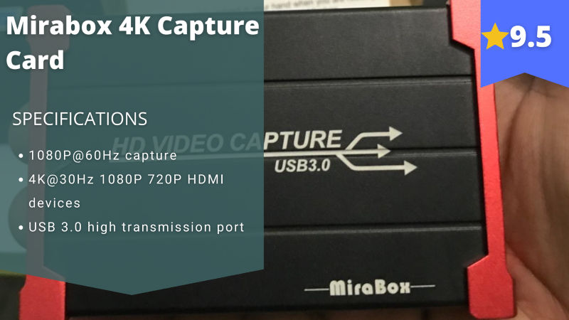 Mirabox 4K Capture Card
