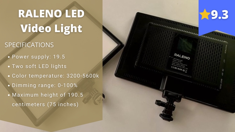 RALENO LED Video Light 1