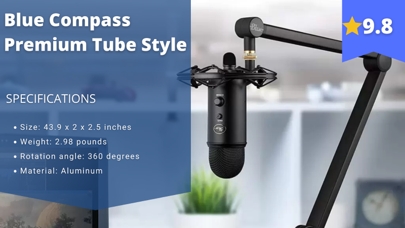 Blue Compass Premium Tube Style