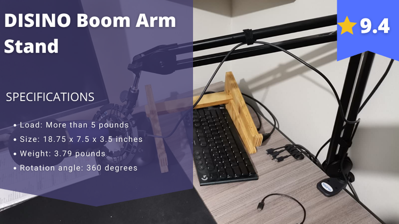 DISINO Boom Arm Stand