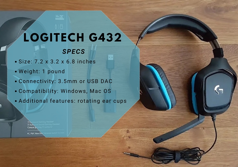 Logitech G432
