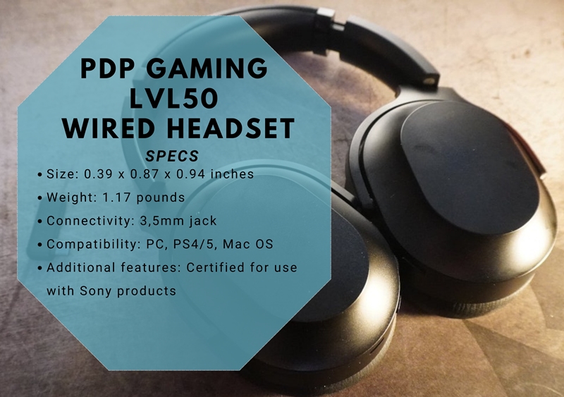 PDP Gaming LVL50 Wired Headset