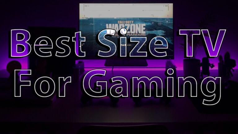 best size tv for gaming