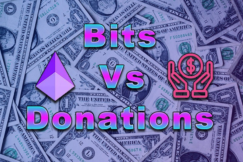 bits vs donations