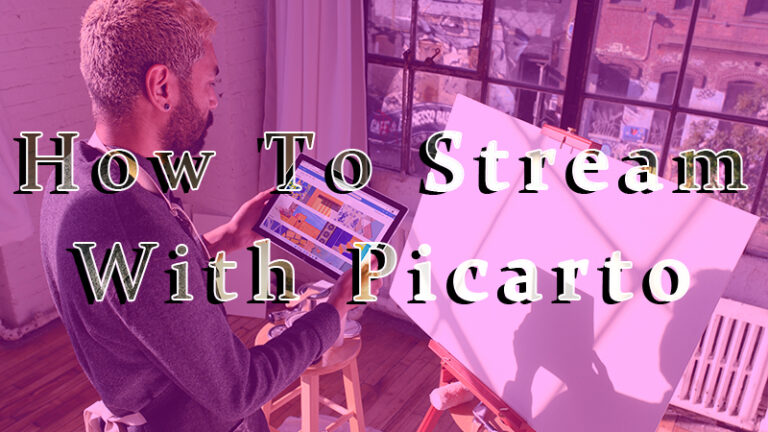 how to stream with picarto