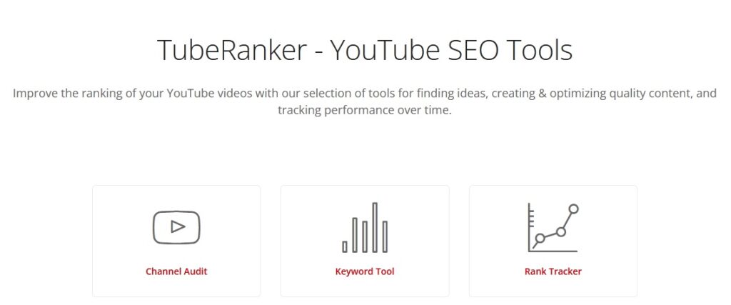 tube ranker youtube seo tools