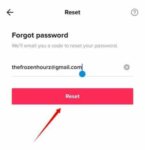 Forgot password