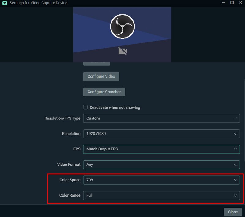 Color Space and Color Range