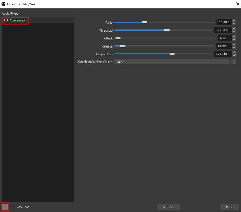 adding compressor