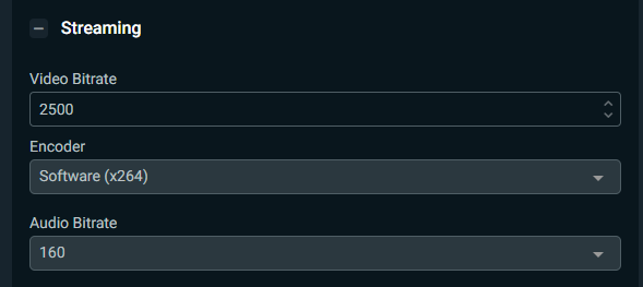 bitrate streamlabs