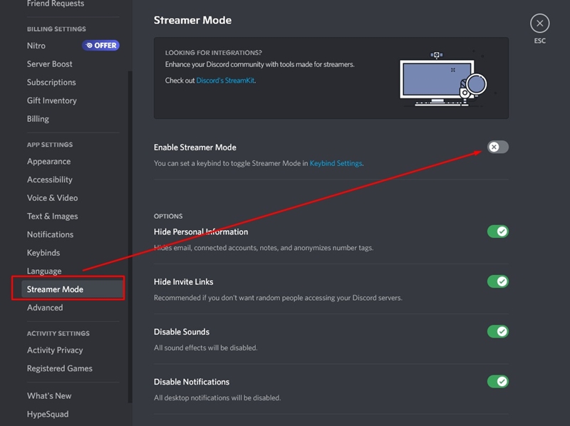 discord audio settings