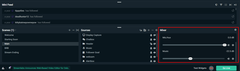 streamlabs mixer