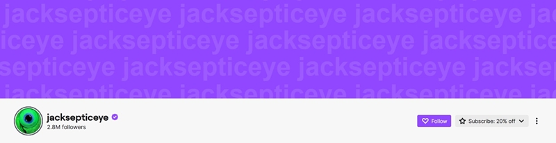 jacksepticeye twitch channel