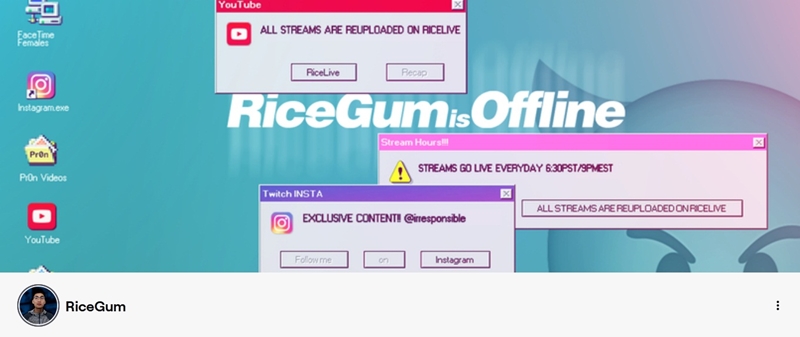 ricegum twitch channel