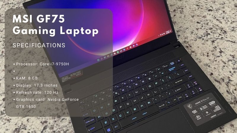 MSI GF75 Gaming Laptop