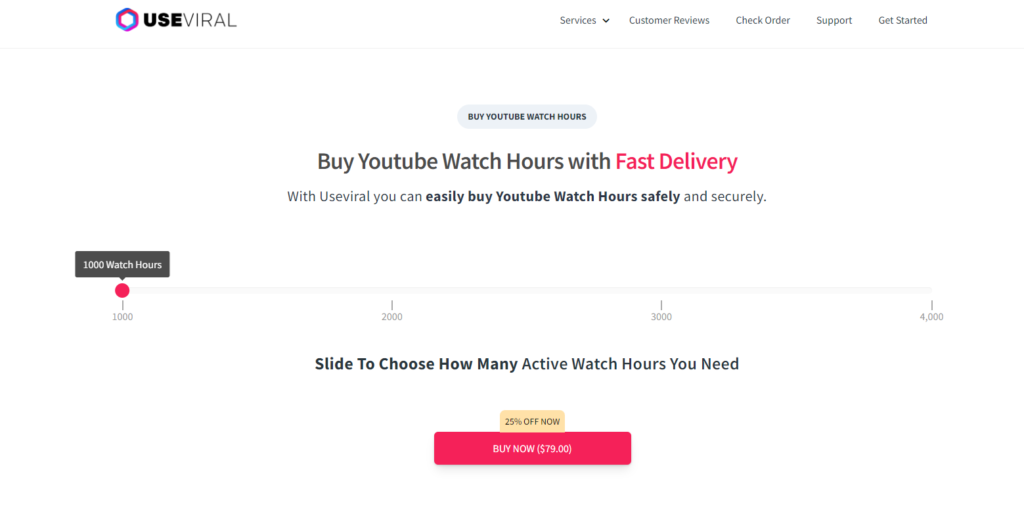 UseViral buy Youtube Watchtime