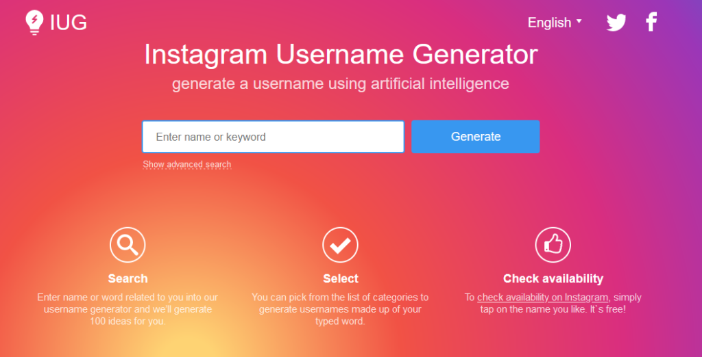instagram usernames generator