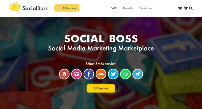 socialboss homepage