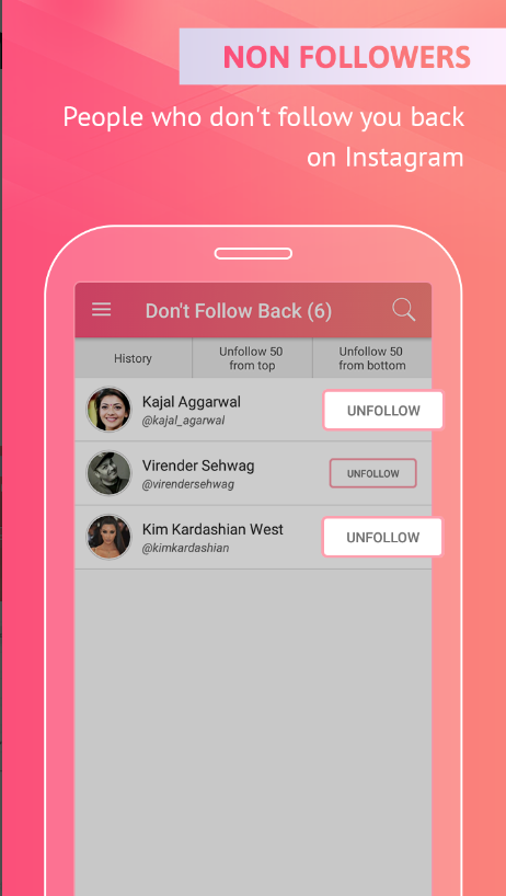 Instagram Unfollow App